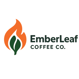 EmberLeaf Coffee Logo
